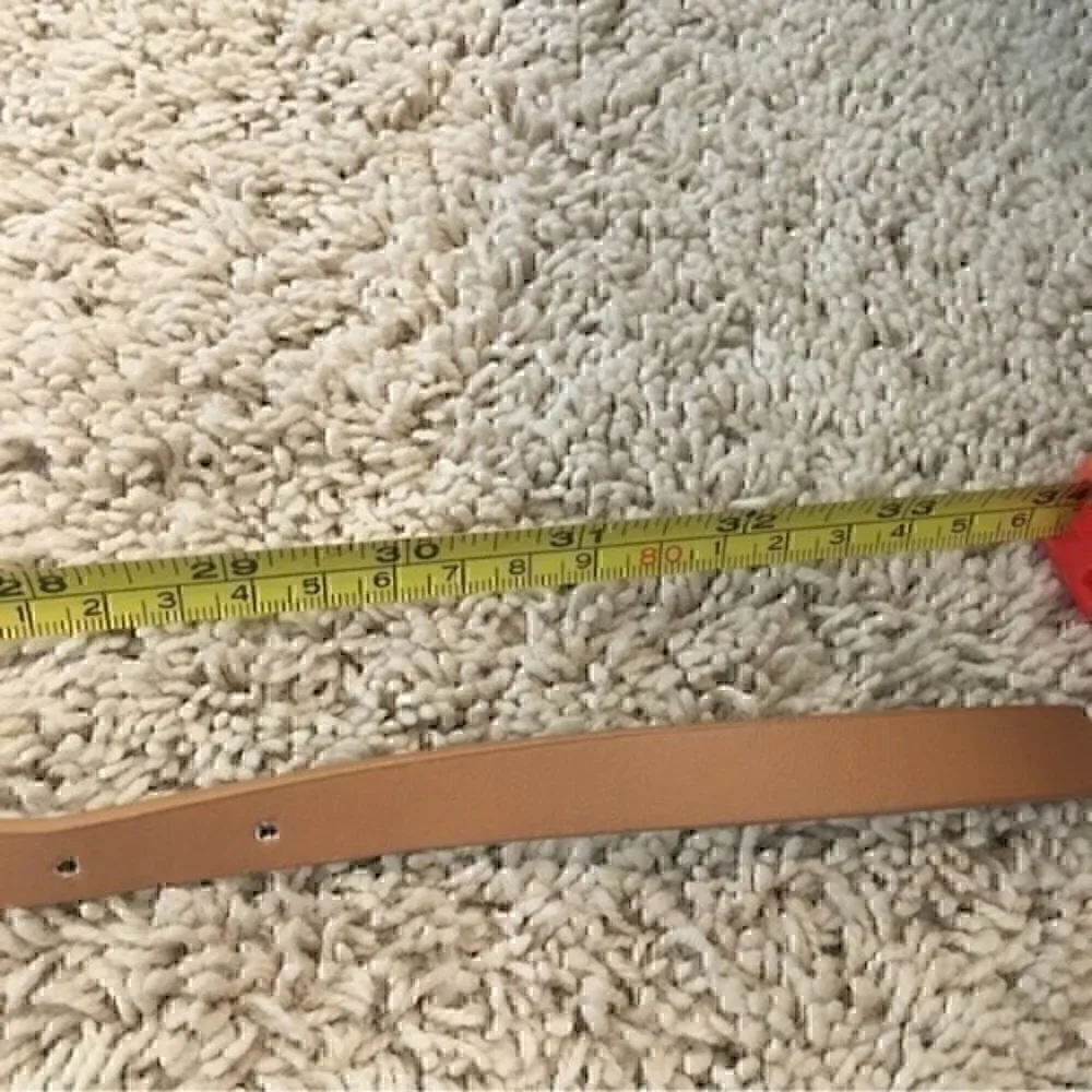 Girls tan and gold belt